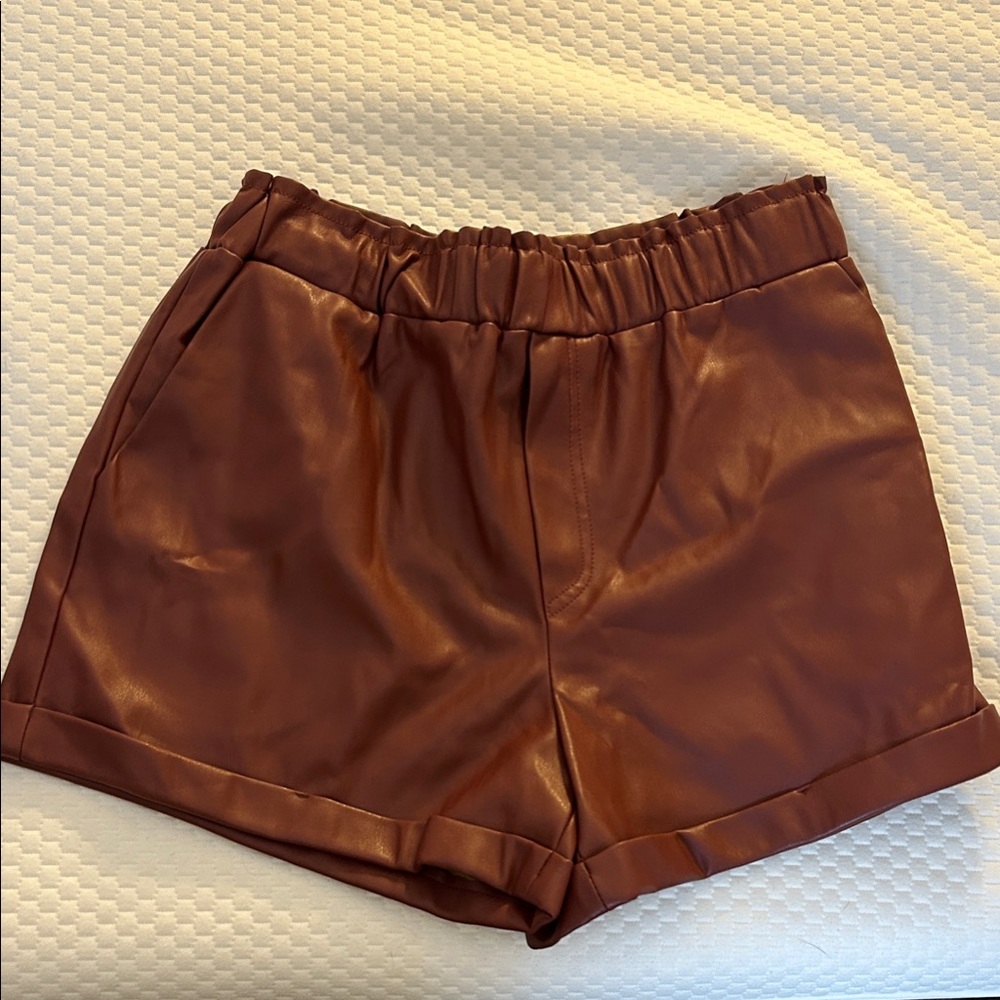 Forever 21 High Waist Brown Shorts